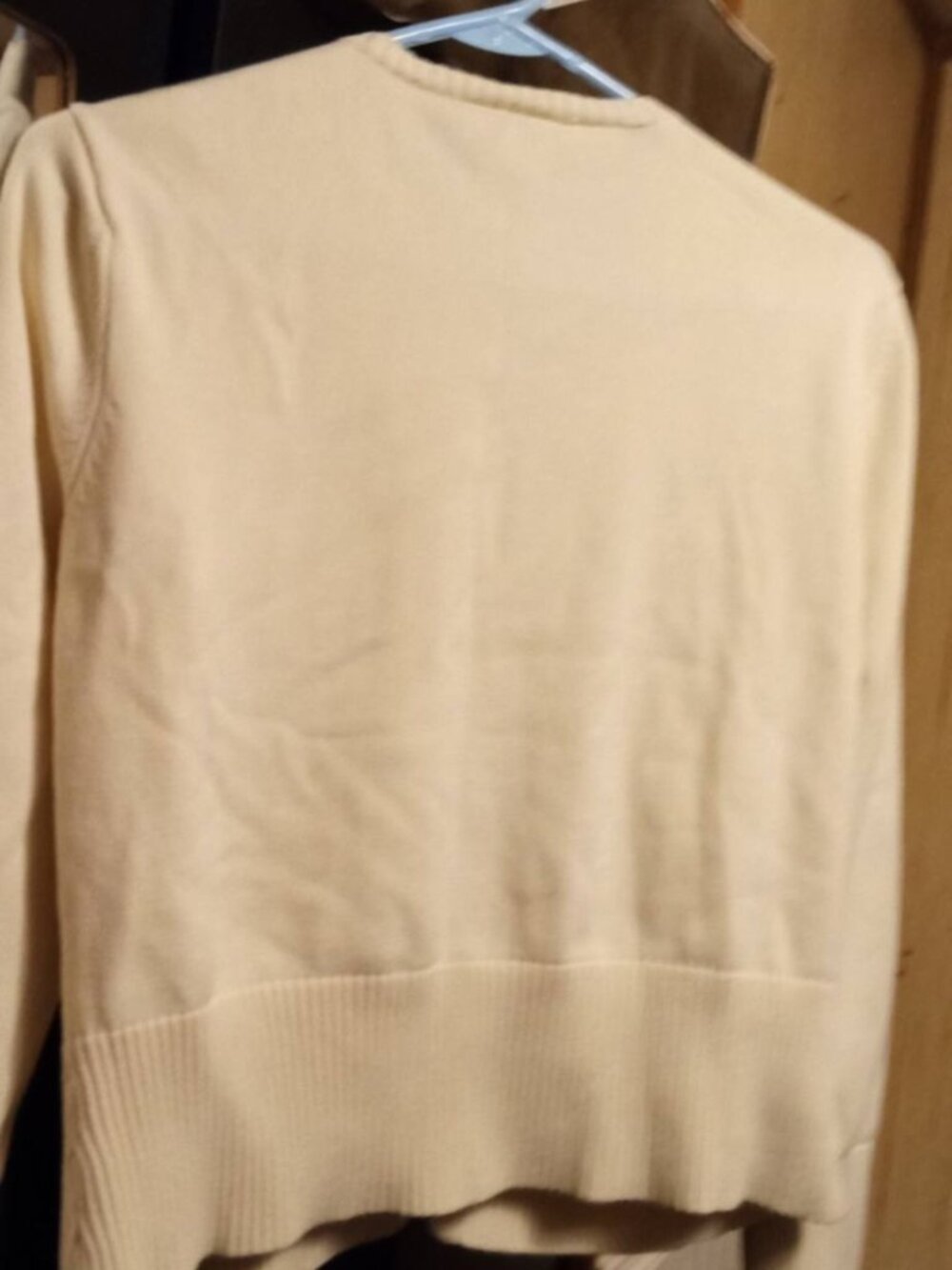talbots 100% egyptian cotton cardigan large - Picture 3 of 4